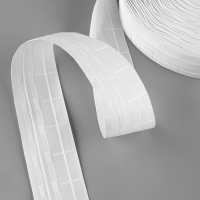 Шторная лента 60мм×50±1м фиксированная сборка матовая 2 шнура Шторная лента 60мм×50±1м фиксированная сборка матовая 2 шнура