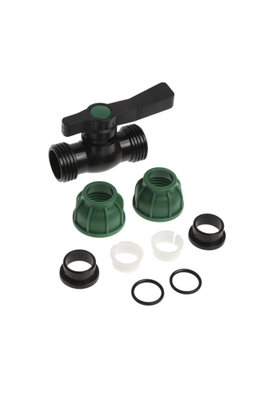 Кран шаровой ПНД ZEIN, 20 мм, цанга