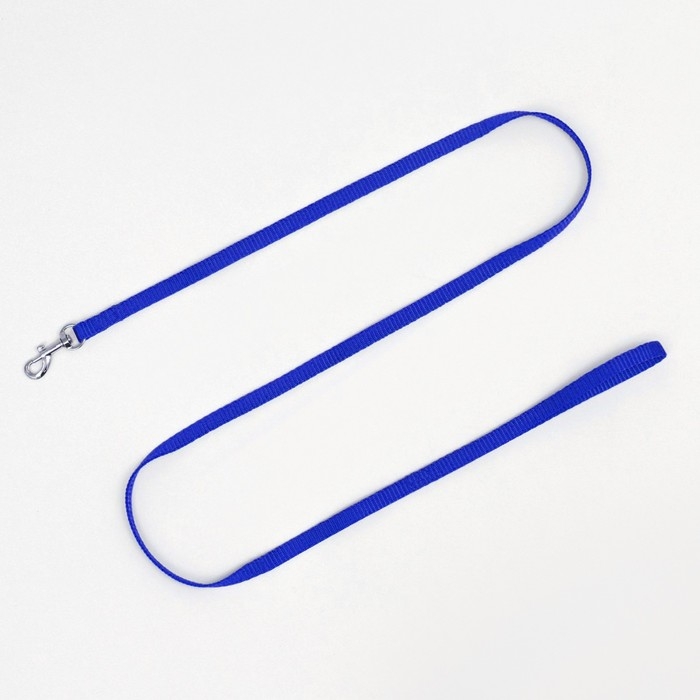 Комплект для кошек, ширина 1 см, ОШ 16,5-27 см, ОГ 21-35 см, поводок 120 см, синий