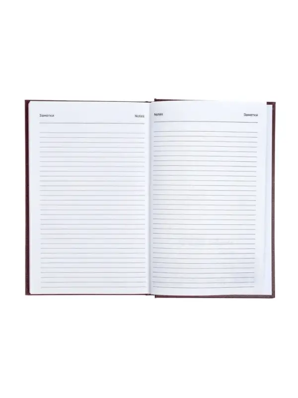 Ежедневник датир 2026г А5 168л, б/вин, коричневый