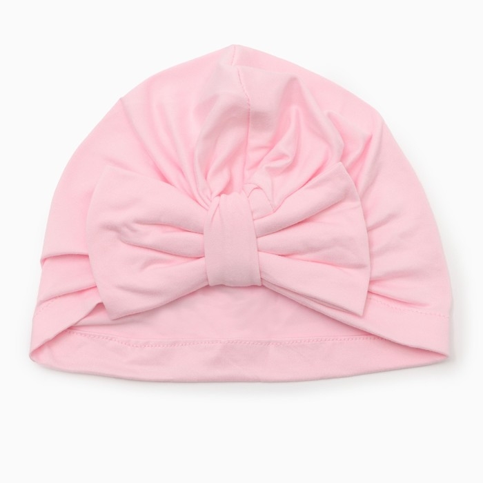 Шапочка Крошка Я &laquo;Бант&raquo; цв. розовый. р-р 48