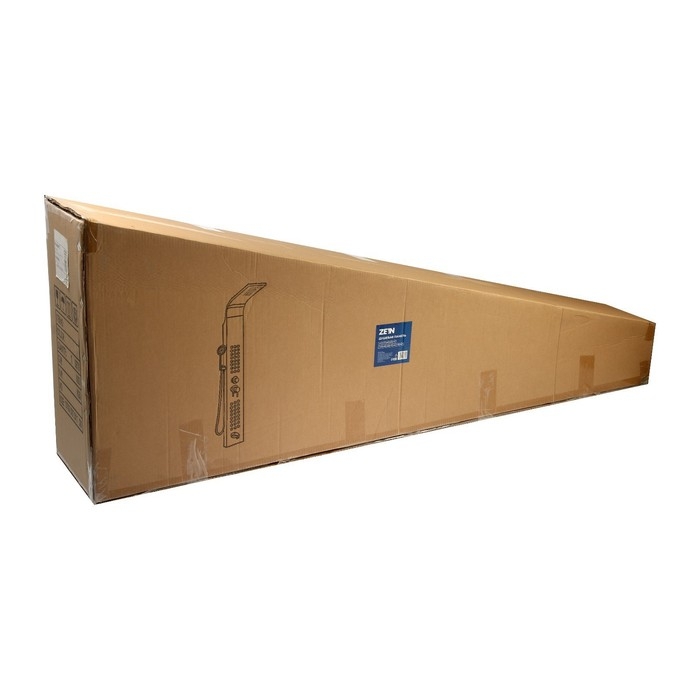 Душевая панель ZEIN B-14, 4-х функциональная, нержавеющая сталь, черный