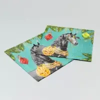 Салфетки бумажные двухслойные &laquo;С Новым Годом. Лошадь&raquo;, 33&times;33 см, набор 20 штук