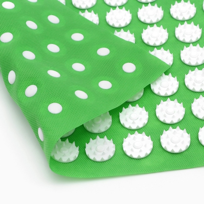 Аппликатор Кузнецова комплект, 144 колючки, спантекс, зелёный, 260 х 560 мм + валик  140*230 1085028