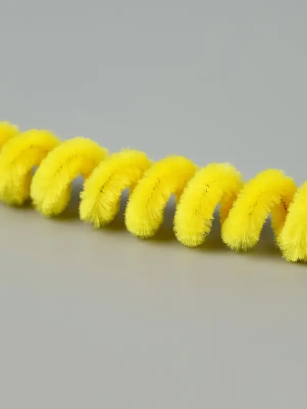 Синельная проволока, набор 100 шт, размер 1 шт 30х0,8 см, цвет желтый