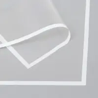 Пленка глянцевая для декора и флористики &laquo;Полоса&raquo;, белая, 58&times;58 см