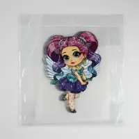 Термонаклейка с блёстками &laquo;Фея цветов&raquo;, 12.8&times;18.6 см