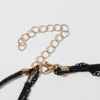 Кулон &laquo;Эксклюзив&raquo; ромб, цвет белый в золоте, 37 см