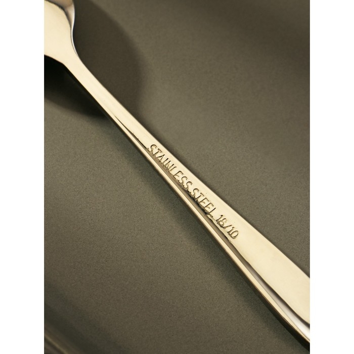 Ложка кофейная из нержавеющей стали Magistro &laquo;Эми&raquo;, длина 12,5 см, цвет серебряный