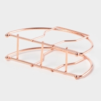 Салфетница Доляна &laquo;Куб&raquo;, розовое золото