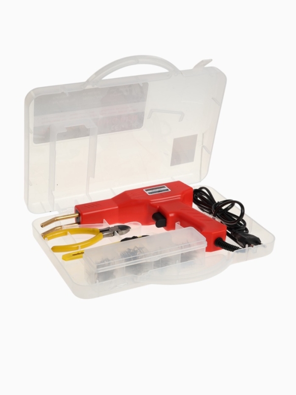 Паяльник для пластика ТУНДРА, 50 Вт, 750 &deg;С, комплект оснастки, кейс
