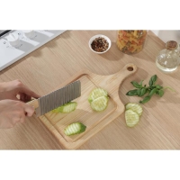 Нож для фигурной резки Доляна, 27&times;6 см, цвет серебристый