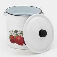 Ведро ц/шт с/кр 12л (белая)СА