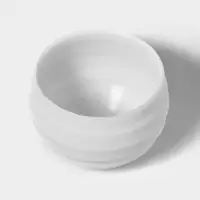 Кашпо для цветов Layer, пластик, 100 мл, 6.5.5&times;4.3 см, белое