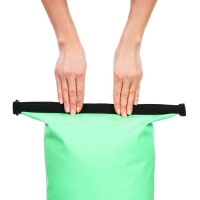 Гермомешок YUGANA, ПВХ, водонепроницаемый 20 литров, один ремень, зеленый
