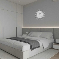 Часы настенные "Farfalle", бабочки, интерьерные, плавный ход, d-33,5 см, белые