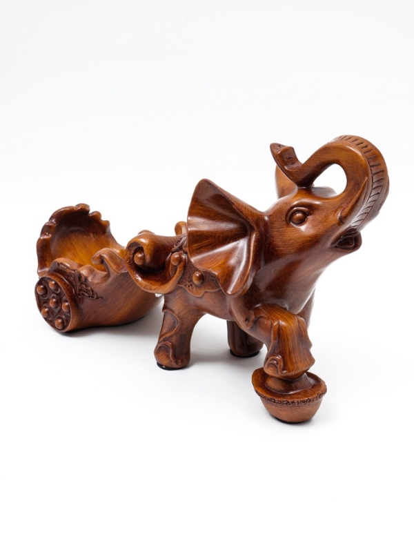 Подставка для бутылки "Слон" под дерево, 34х13х20см