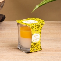 Свеча ароматическая "Candle" 100 гр, сияние+хлопок Свеча ароматическая "Candle" 100 гр, сияние+хлопок