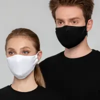 Маска для лица, черная