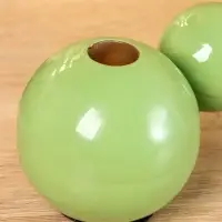 Подсвечник на 3 свечи &laquo;Бусы&raquo;, с 7 сферами, 44&times;8&times;8 см, кипарис