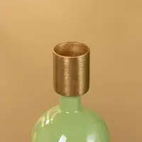 Подсвечник на 1 свечу "Кипарис" с 3 сферами 10х10х25 см