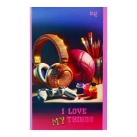 Блокнот А6, 24 листа в клетку на скрепке "Девочки", обложка мелованный картон, блок 60 г/м2, МИКС