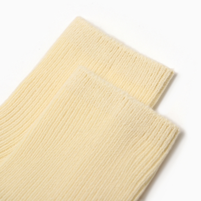 Носки детские MINAKU, цвет жёлтый, 12-14 см Носки детские MINAKU, цвет жёлтый, 12-14 см