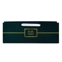 Пакет под бутылку горизонтальный &laquo;Тебе&raquo;, 36 &times; 10 &times; 13 см