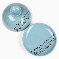 Блинница - хлебница "Застолье" 1,8л / 15х24см, блюз