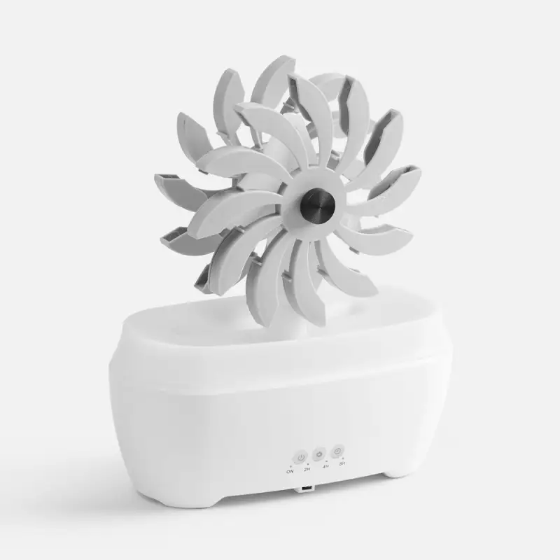 Увлажнитель-ароматизатор Steam Spin, белый с серым