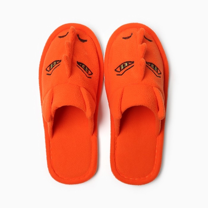 Тапочки женские Дракон, р.36, оранжевый Тапочки женские Дракон, р.36, оранжевый