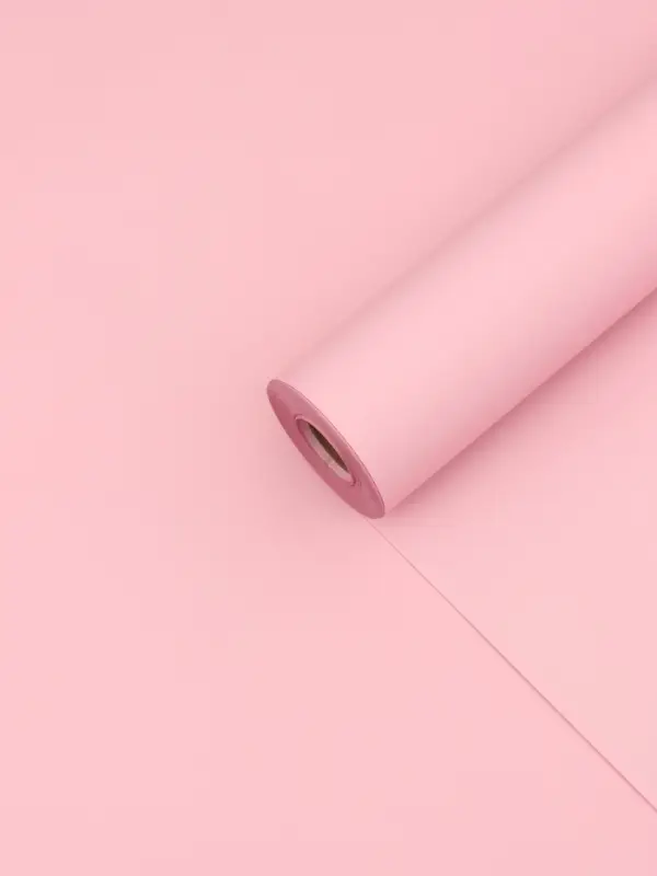 Пленка для цветов тонированная, матовая, пудровый, 0,5 х 30 м&plusmn;5%, 65 мкм