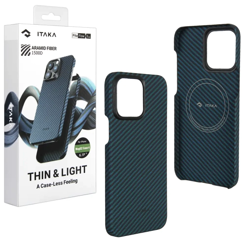 Чехол iPh 15 Pro ITAKA MagEZ Blue