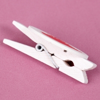 Прищепки декоративные &laquo;Сердечки&raquo; набор 6 шт., 2 &times; 11,5 &times; 16 см