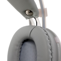 Наушники полноразмерные Mybit W-33, RGB подсветка, BT5.3, 800 мАч, Type-C, белые