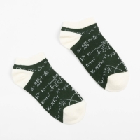 Носки MINAKU &laquo;Формулы&raquo;, размер 36-39 (23-25 см)