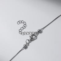 Кулон «Нежность» на цепочке, цвет розовый в серебре, 45 см Кулон «Нежность» на цепочке, цвет розовый в серебре, 45 см