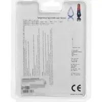 Термометр LTR-14, электронный, датчик температуры, датчик влажности, белый