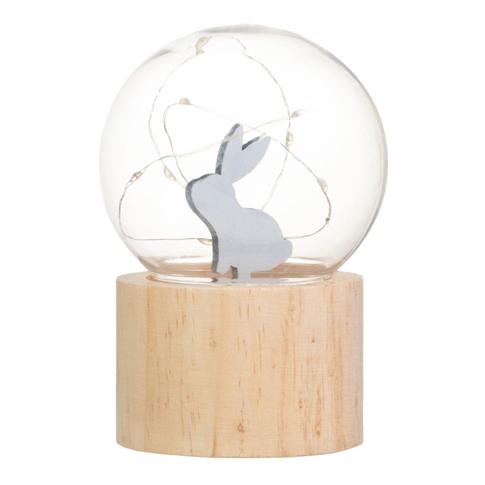Ночник &laquo;Шар-заяц&raquo; LED 3хAG10 шар 8см 6,5х6,5х11,5см