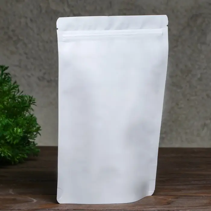 Пакет дой-пак, матовый, белый, 16&times;24&times;4 см