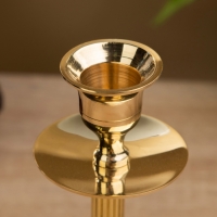 Подсвечник, латунь 7,5х7,5х15 см