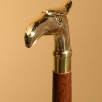 Трость "Орёл" с шахматным рисунком, шишам, латунь 94 см