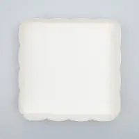 Коробка для печенья, &laquo;Горох&raquo;, белая, 12&times;12&times;3 см