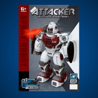 Робот &laquo;Гориллабот&raquo;, радиоуправляемый, пар из пушки, свет, звук, с аккумулятором