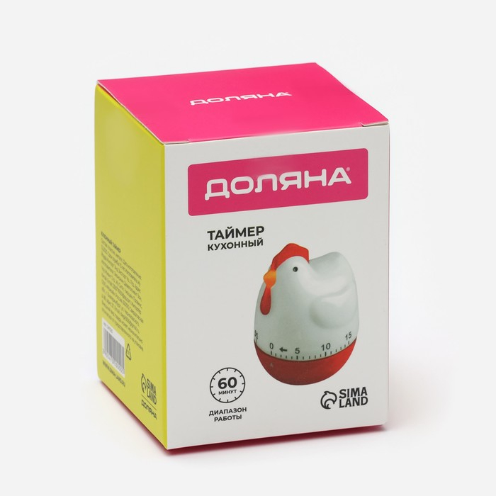 Таймер механический Доляна &laquo;Курочка&raquo;
