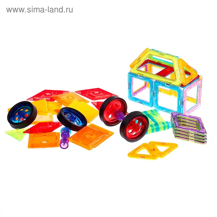 Конструктор магнитный «Магический магнит», 46 деталей Конструктор магнитный «Магический магнит», 46 деталей