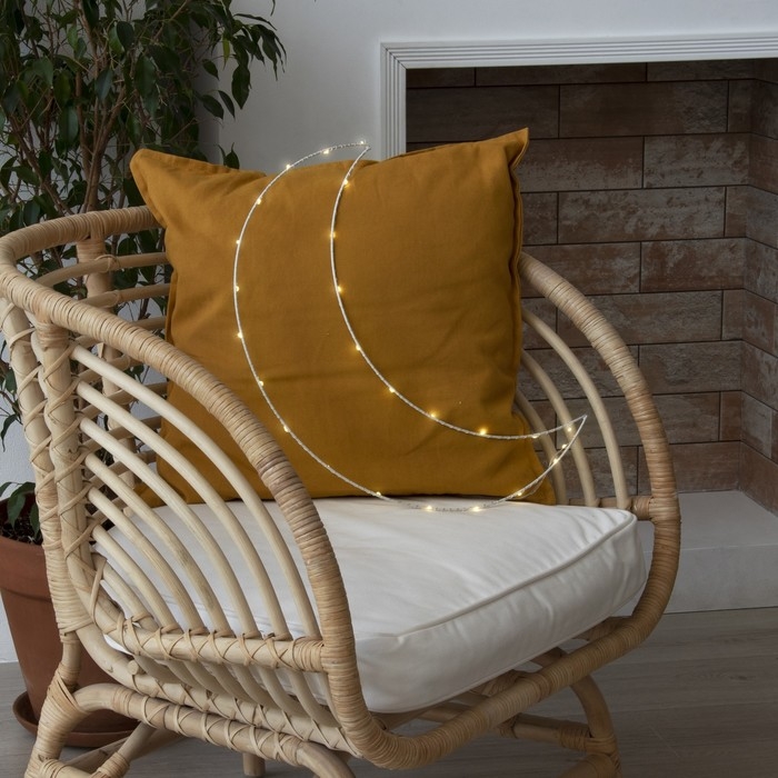 Светодиодная фигура «Месяц» 33 × 45 см, металл, батарейки ААх2 (не в комплекте), свечение тёплое белое Светодиодная фигура «Месяц» 33 × 45 см, металл, батарейки ААх2 (не в комплекте), свечение тёплое белое