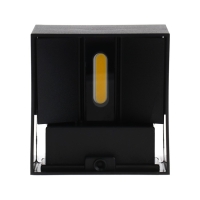 Светильник фасадный &laquo;Куб&raquo;, FSD-063, 6 Вт, 3000К, регулир. луч, IP65, 220 В, пластик, черный   100842