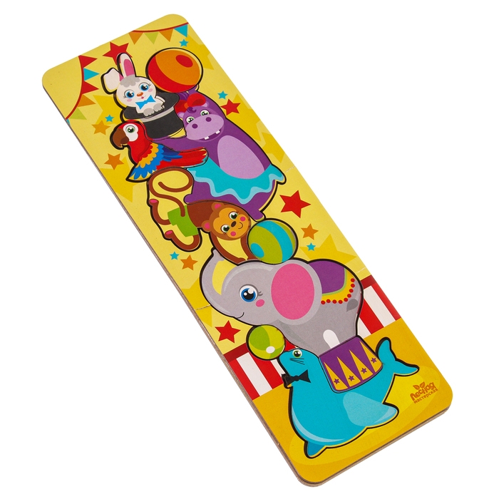 Головоломка логическая &laquo;Животные в цирке&raquo; 30х10 см