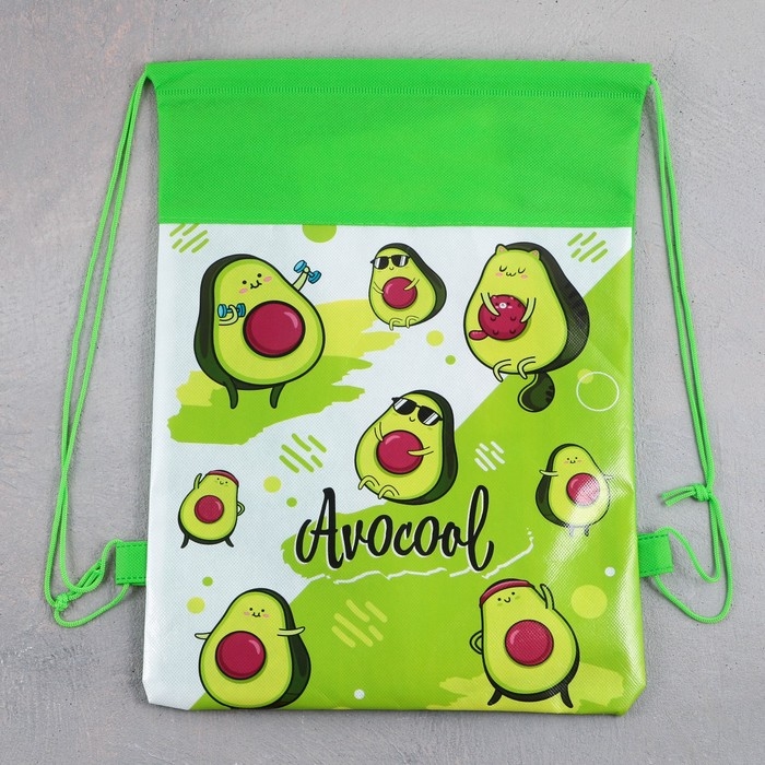 Мешок для обуви «Авокадо» полиэстер, размер 30 х 40 см Мешок для обуви «Авокадо» полиэстер, размер 30 х 40 см